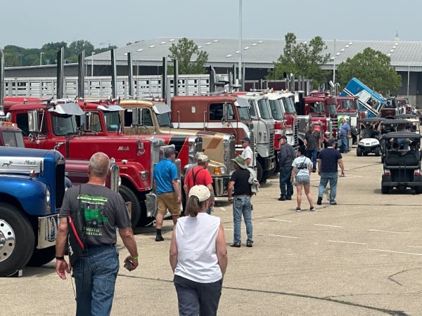 Crowd enjoying a CMG Productionz truck show event